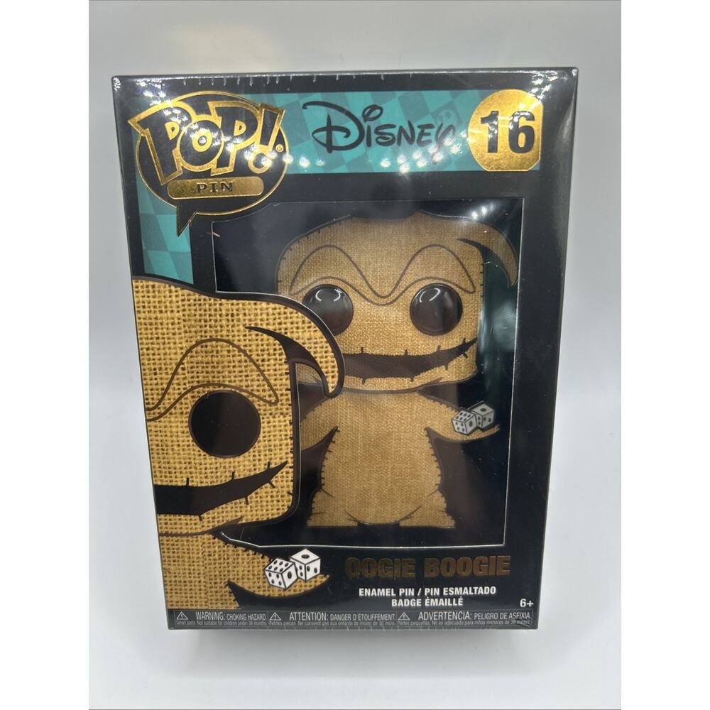 Funko Pop! Enamel Pin Nightmare Before Christmas OOGIE BOOGIE #16 New / Sealed